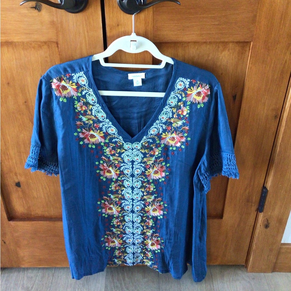 Sundance Top w/embroidery